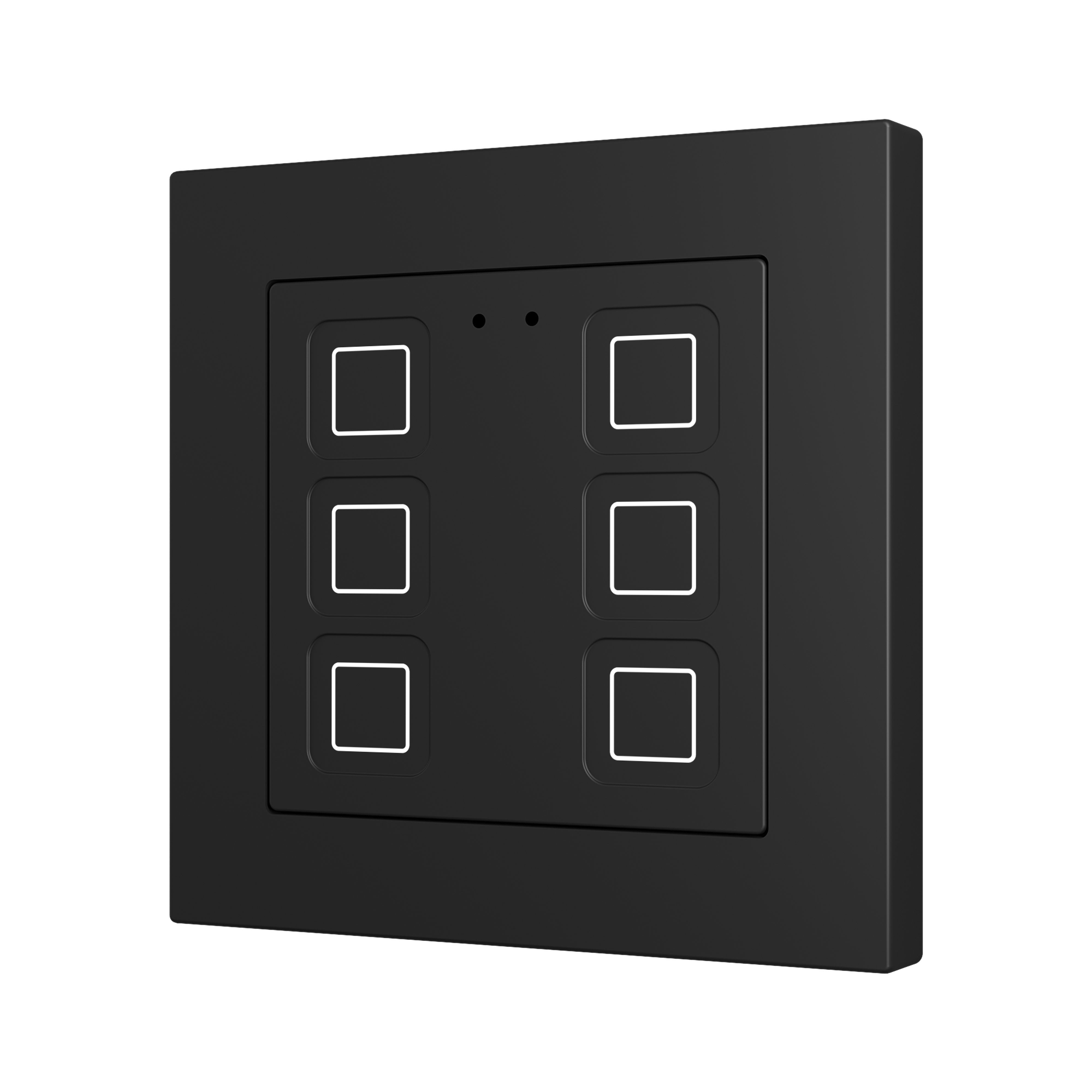 ZENNIO - Tecla 55 X6. PC-ABS Capacitive push button 55x55 - 6 buttons - Anthracite (ZS...