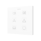 ZENNIO - Tecla 6. Interrupteur capacitif en polycarbonate ? 6 boutons - Personnalisé