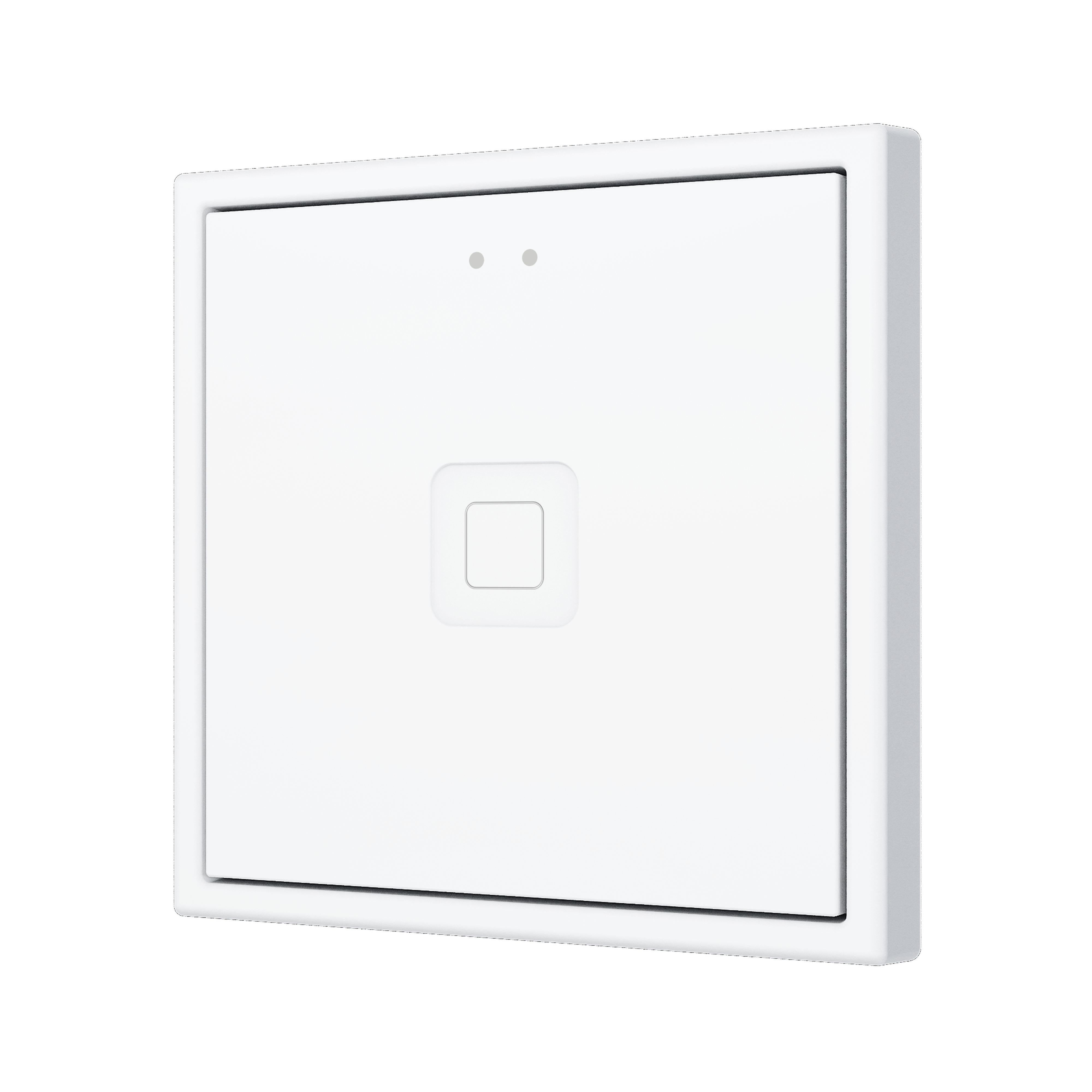 ZENNIO - Tecla 70 X1. Interrupteur capacitif en polycarbonate 70x70 ? 1 bouton - Blanc...