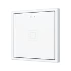 ZENNIO - Tecla 70 X1. Interrupteur capacitif en polycarbonate 70x70 ? 1 bouton - Blanc...