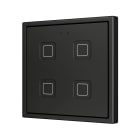 ZENNIO - Tecla 70 X4. Interrupteur capacitif en polycarbonate 70x70 ? 4 boutons - Anth...