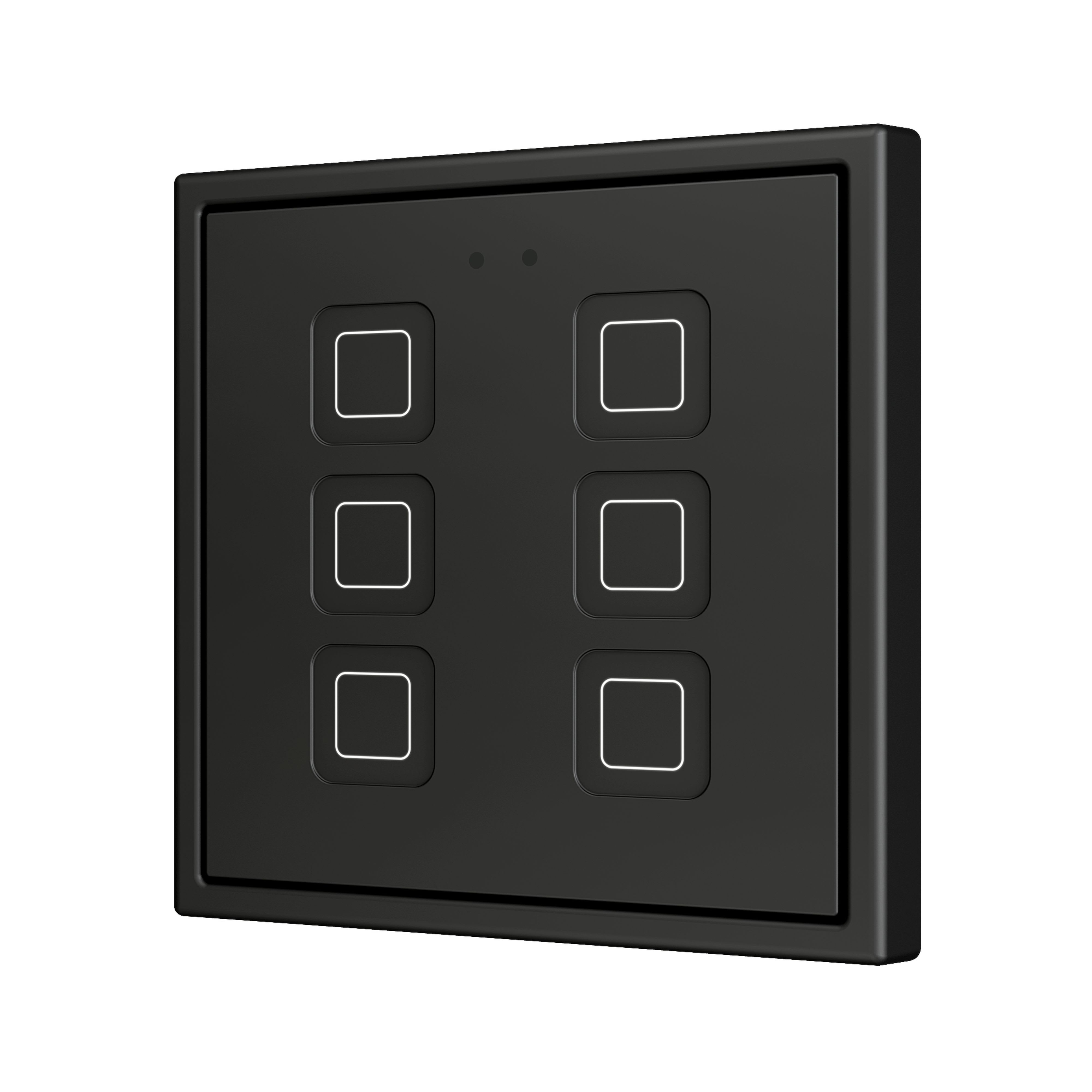 ZENNIO - Tecla 70 X6. Interrupteur capacitif en polycarbonate 70x70 ? 6 boutons - Anth...