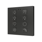 ZENNIO - Tecla 8. Interrupteur capacitif en polycarbonate ? 8 boutons - Personnalisé