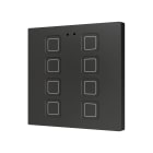 ZENNIO - Tecla 8. Interrupteur capacitif en polycarbonate ? 8 boutons - Anthracite