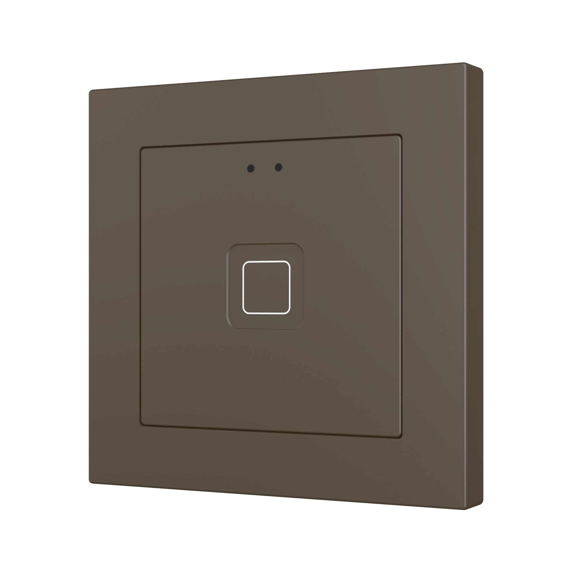 ZENNIO FRANCE - Tecla RGB 55 X1. Interrupteur capacitif en polycarbonate 55 x 55 - 1 bouton -...