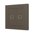 ZENNIO FRANCE - Tecla RGB 55 X2. Interrupteur capacitif en polycarbonate 55 x 55 - 2 boutons ...