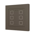 ZENNIO FRANCE - Tecla RGB 55 X6. Interrupteur capacitif en polycarbonate 55 x 55 - 6 boutons ...