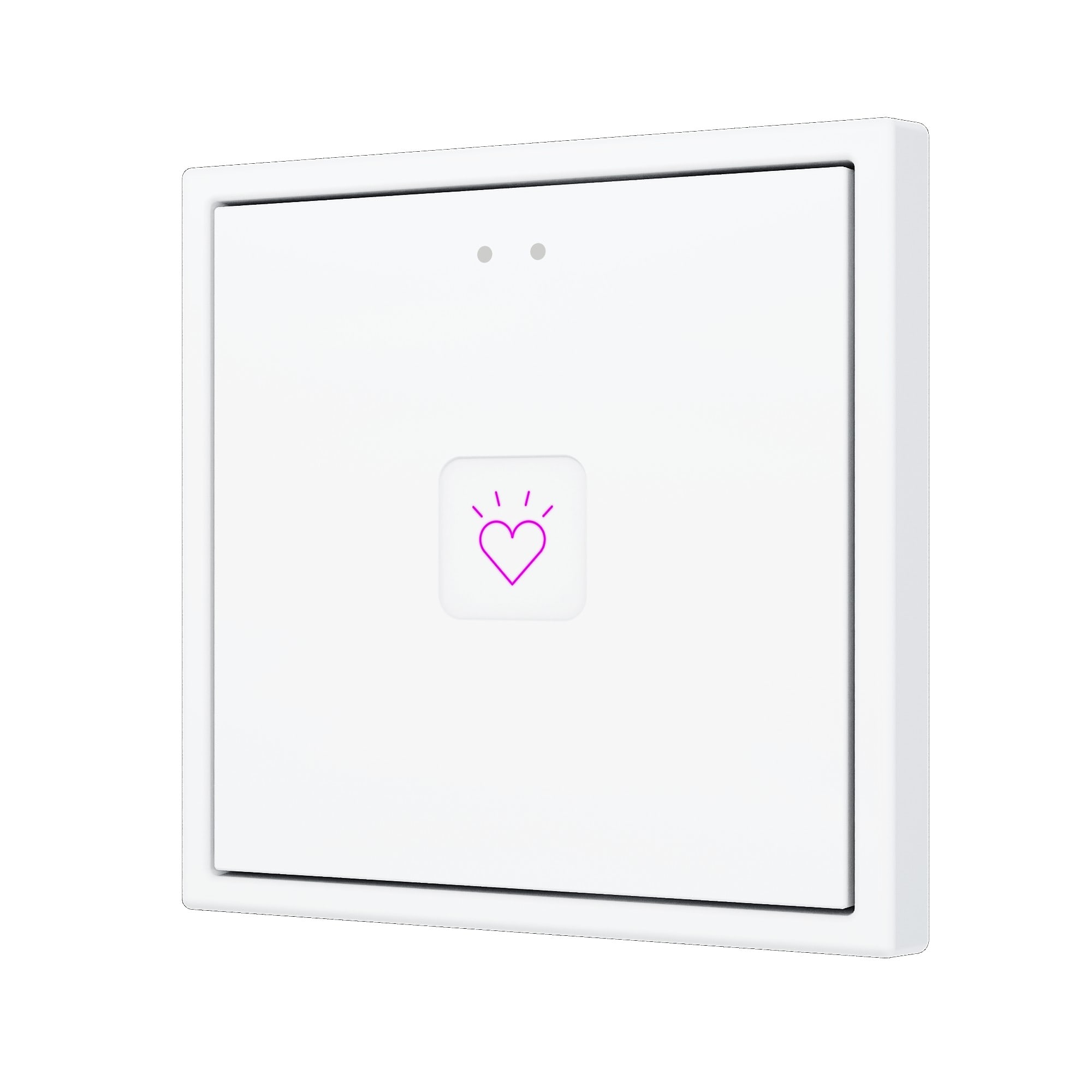 ZENNIO FRANCE - Tecla RGB 70 X1. Interrupteur capacitif en polycarbonate 70x70 - 1 bouton - P...