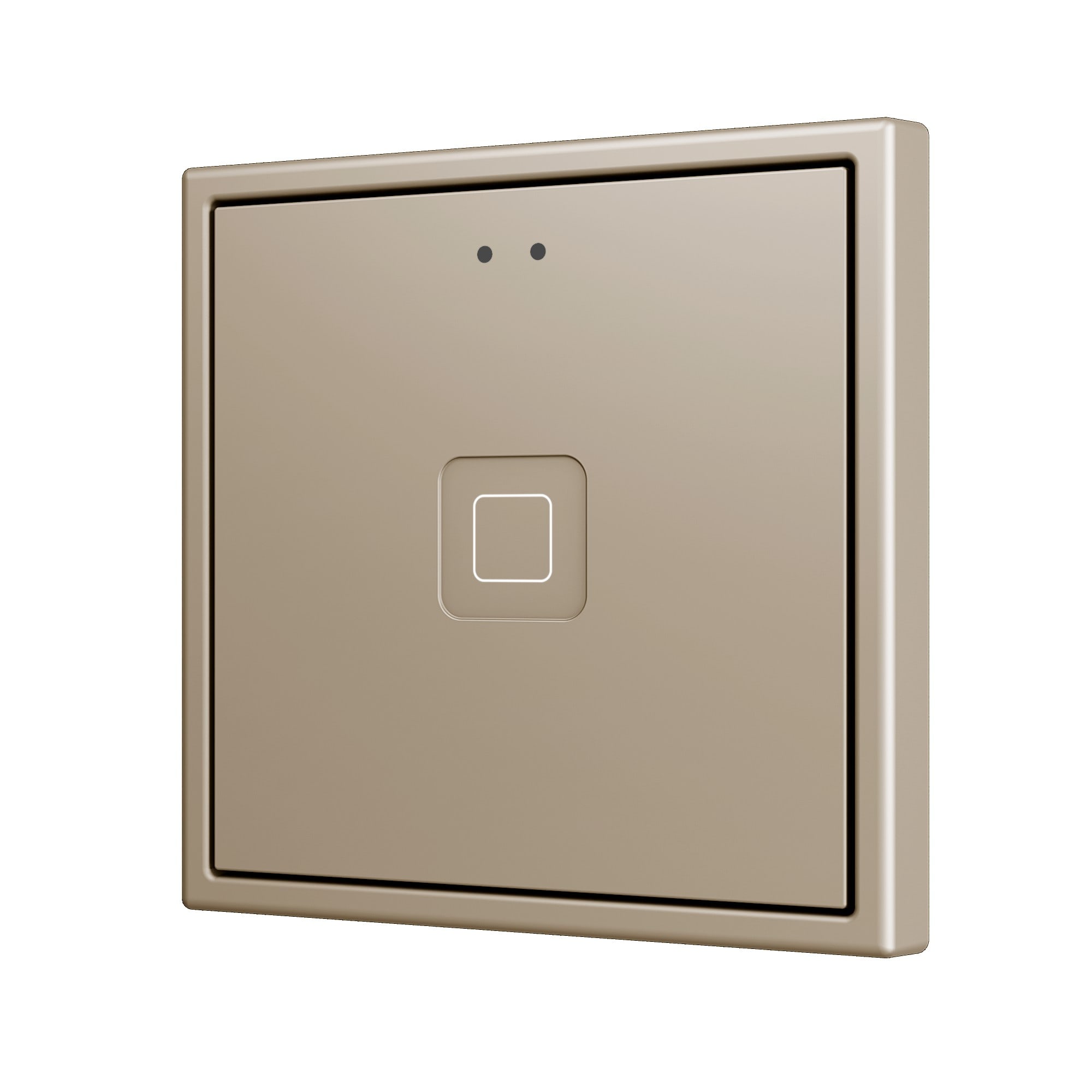 ZENNIO FRANCE - Tecla RGB 70 X1. Interrupteur capacitif en polycarbonate 70x70 - 1 bouton - C...