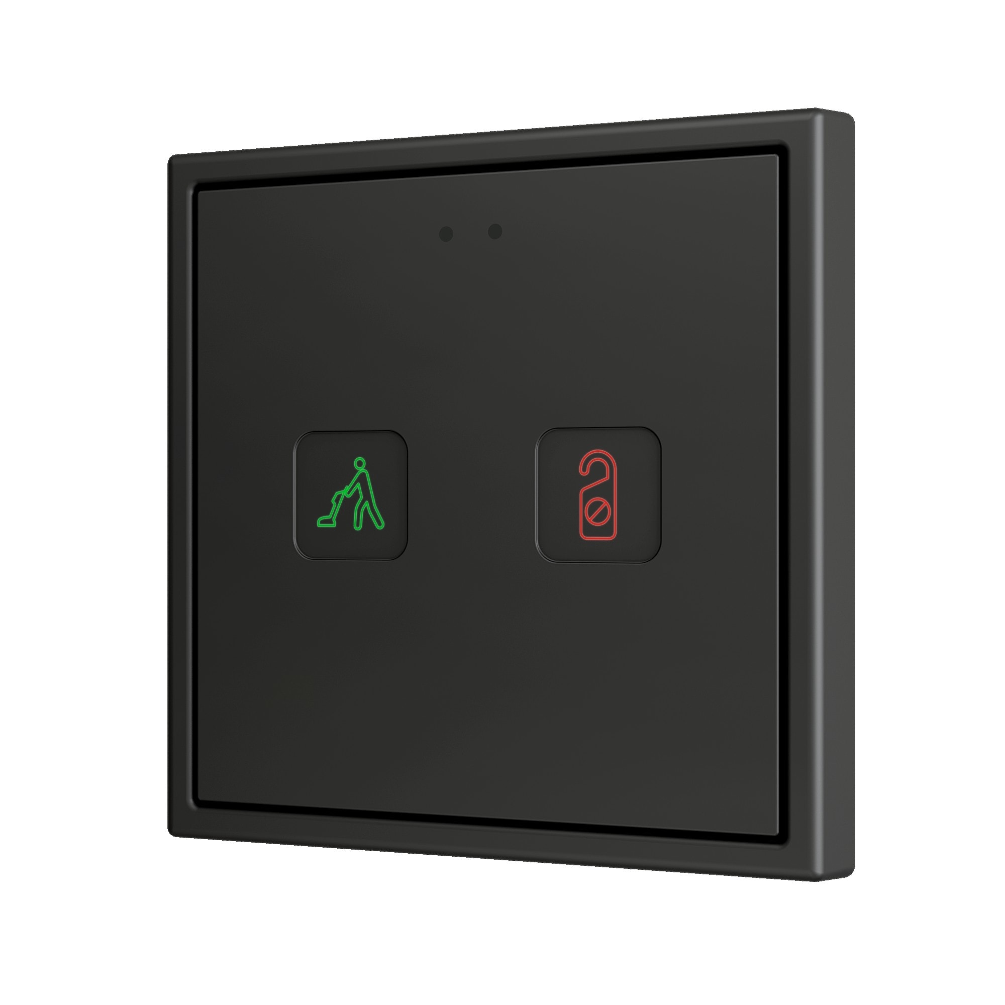 ZENNIO FRANCE - Tecla RGB 70 X2. Interrupteur capacitif en polycarbonate 70x70 - 2 boutons - ...