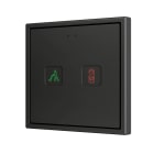 ZENNIO FRANCE - Tecla RGB 70 X2. Interrupteur capacitif en polycarbonate 70x70 - 2 boutons - ...
