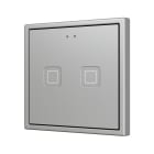 ZENNIO FRANCE - Tecla RGB 70 X2. Interrupteur capacitif en polycarbonate 70x70 - 2 boutons - ...