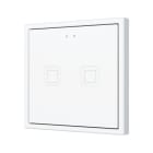 ZENNIO FRANCE - Tecla RGB 70 X2. Interrupteur capacitif en polycarbonate 70x70 - 2 boutons - ...