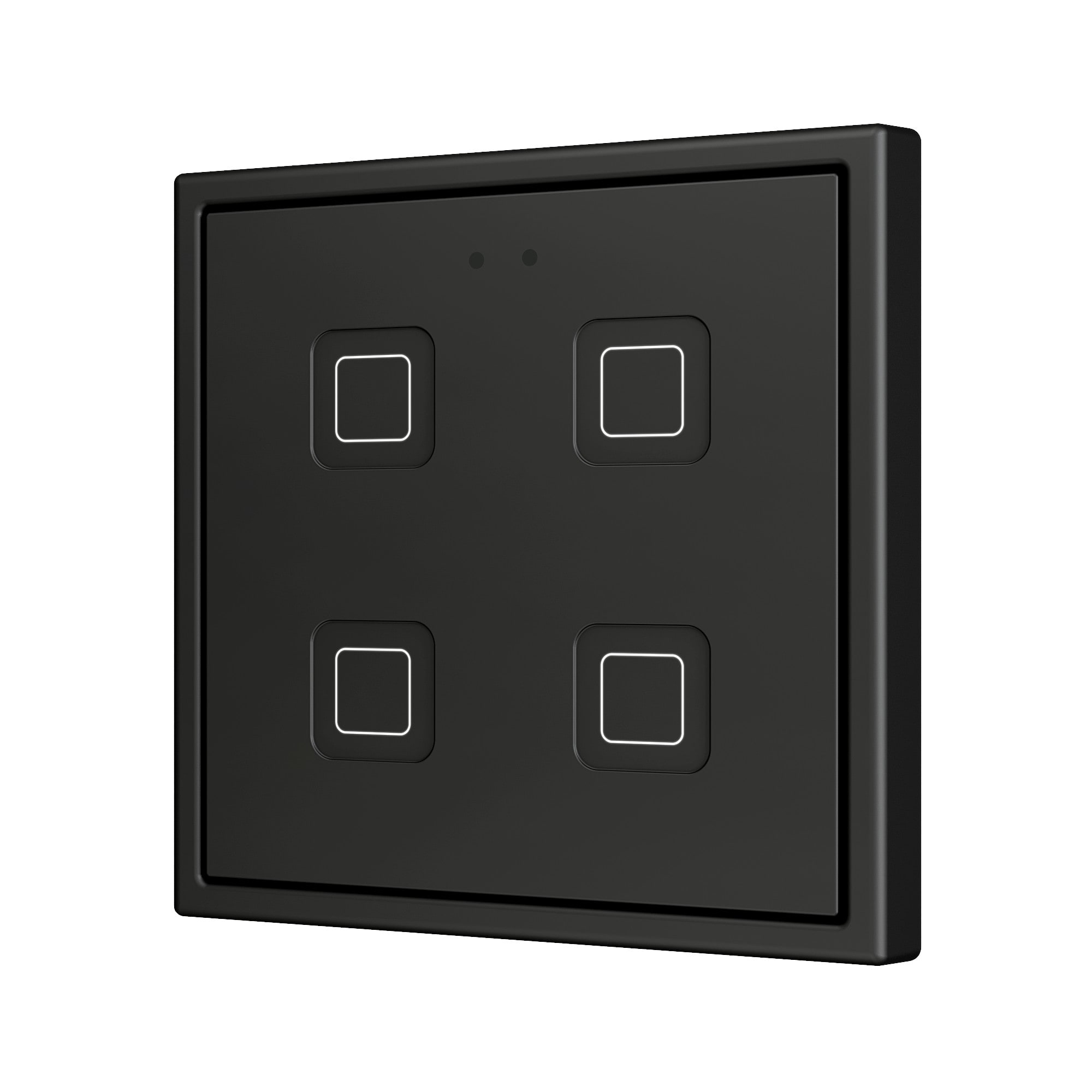 ZENNIO FRANCE - Tecla RGB 70 X4. Interrupteur capacitif en polycarbonate 70x70 - 4 boutons - ...