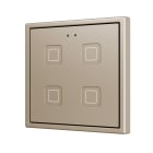 ZENNIO FRANCE - Tecla RGB 70 X4. Interrupteur capacitif en polycarbonate 70x70 - 4 boutons - ...