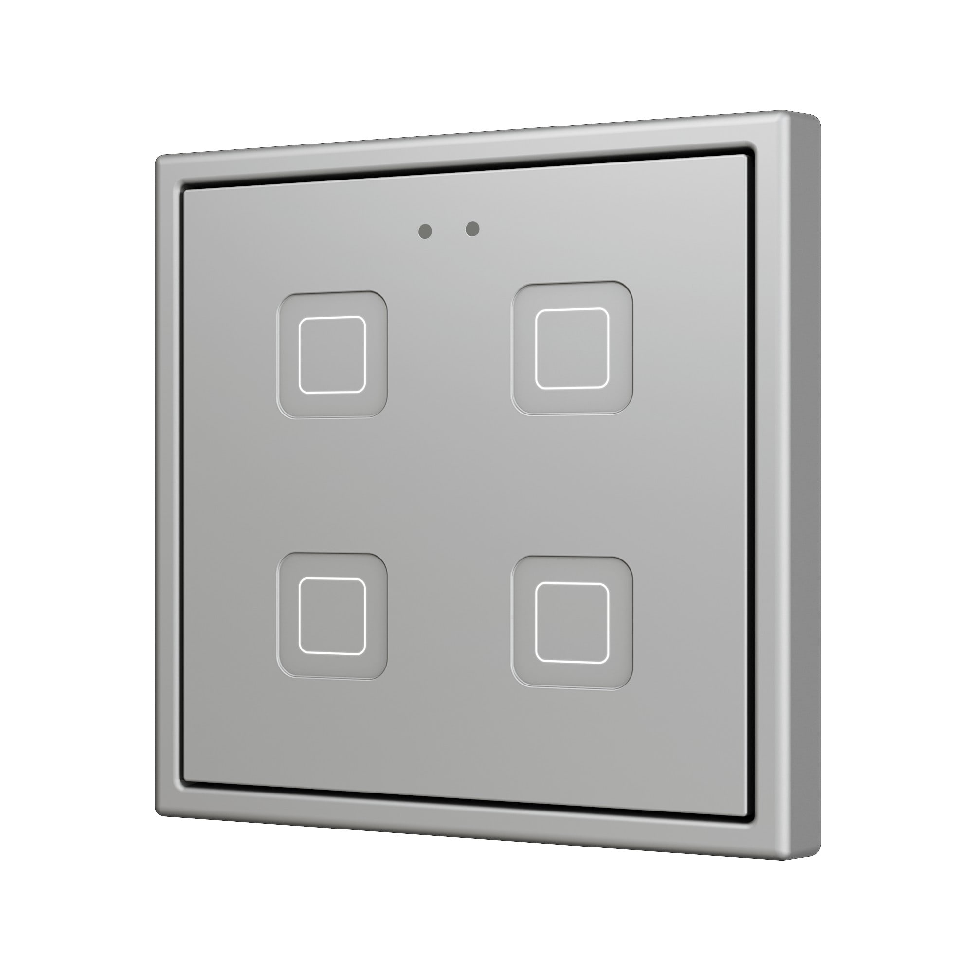 ZENNIO FRANCE - Tecla RGB 70 X4. Interrupteur capacitif en polycarbonate 70x70 - 4 boutons - ...
