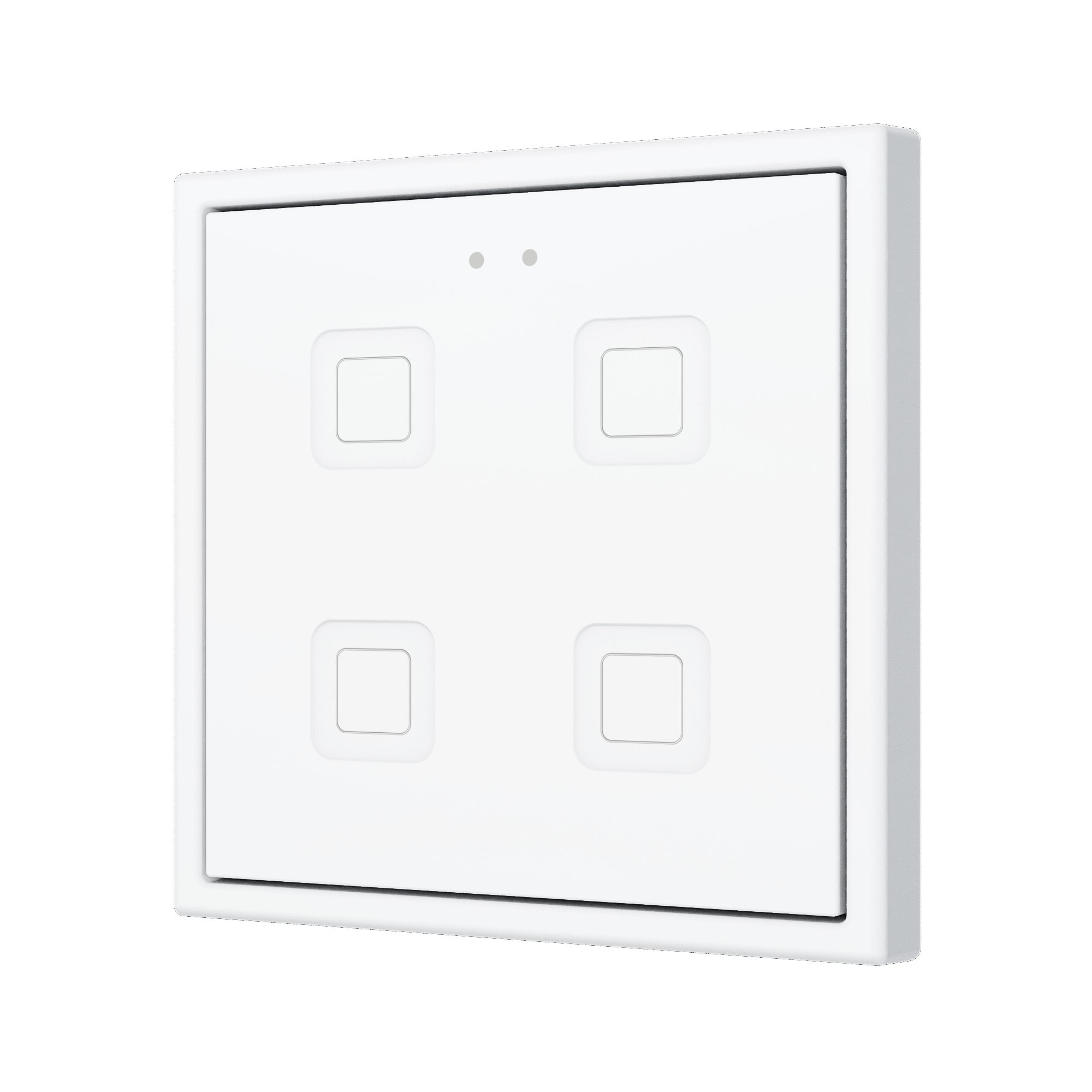 ZENNIO FRANCE - Tecla RGB 70 X4. Interrupteur capacitif en polycarbonate 70x70 - 4 boutons - ...
