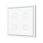 ZENNIO FRANCE - Tecla RGB 70 X4. Interrupteur capacitif en polycarbonate 70x70 - 4 boutons - ...