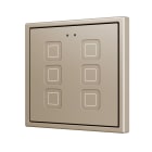 ZENNIO FRANCE - Tecla RGB 70 X6. Interrupteur capacitif en polycarbonate 70x70 - 6 boutons - ...