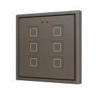 ZENNIO FRANCE - Tecla RGB 70 X6. Interrupteur capacitif en polycarbonate 70x70 - 6 boutons - ...
