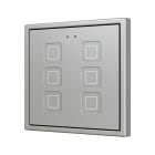 ZENNIO FRANCE - Tecla RGB 70 X6. Interrupteur capacitif en polycarbonate 70x70 - 6 boutons - ...