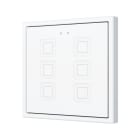 ZENNIO FRANCE - Tecla RGB 70 X6. Interrupteur capacitif en polycarbonate 70x70 - 6 boutons - ...