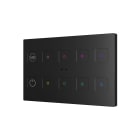 ZENNIO FRANCE - Tecla RGB XL X10. Interrupteur capacitif en polycarbonate - 10 boutons - Pers...
