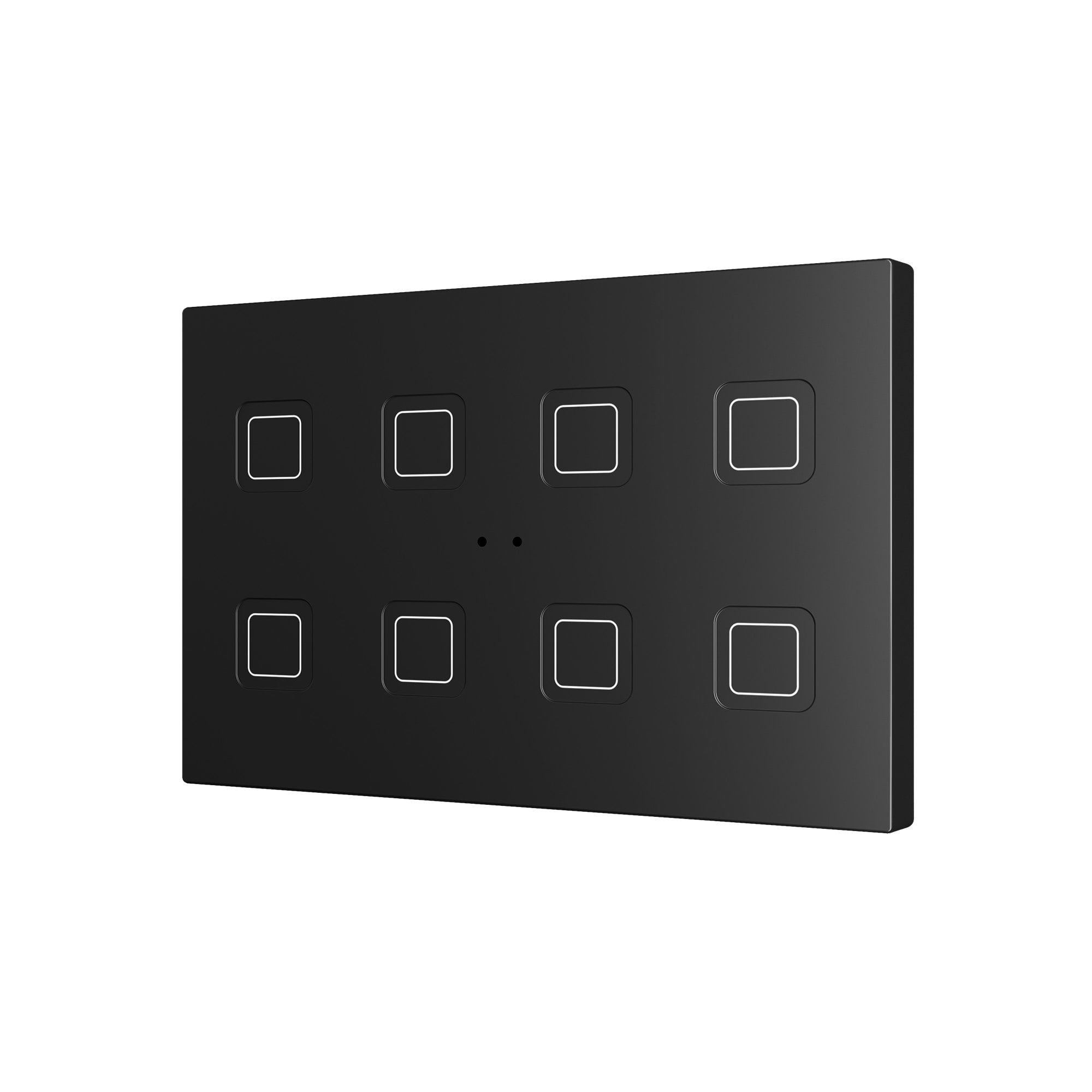 ZENNIO FRANCE - Tecla RGB XL X8. Interrupteur capacitif en polycarbonate - 8 boutons - Anthra...