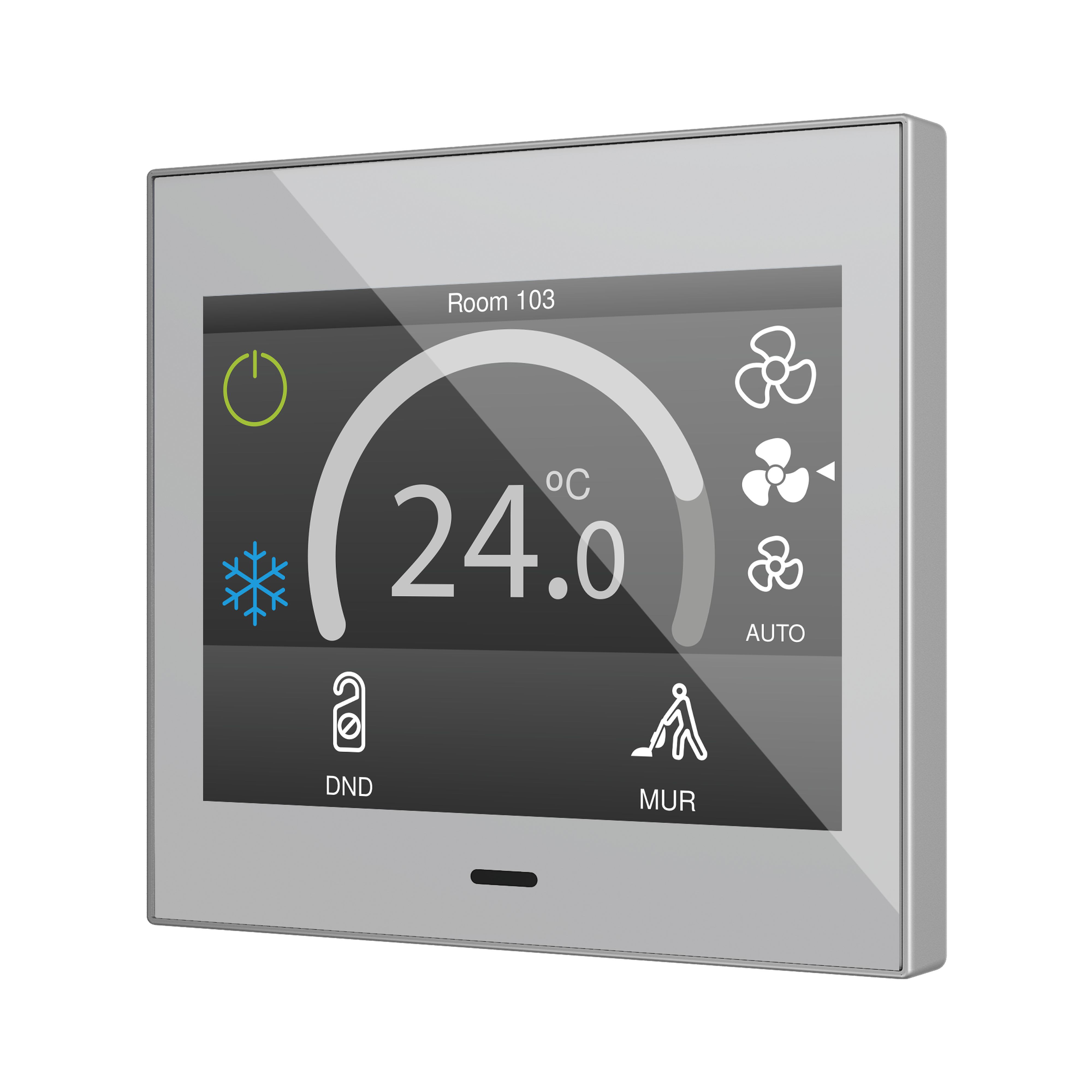 ZENNIO - Z35 v3. Écran tactile capacitif - Argent