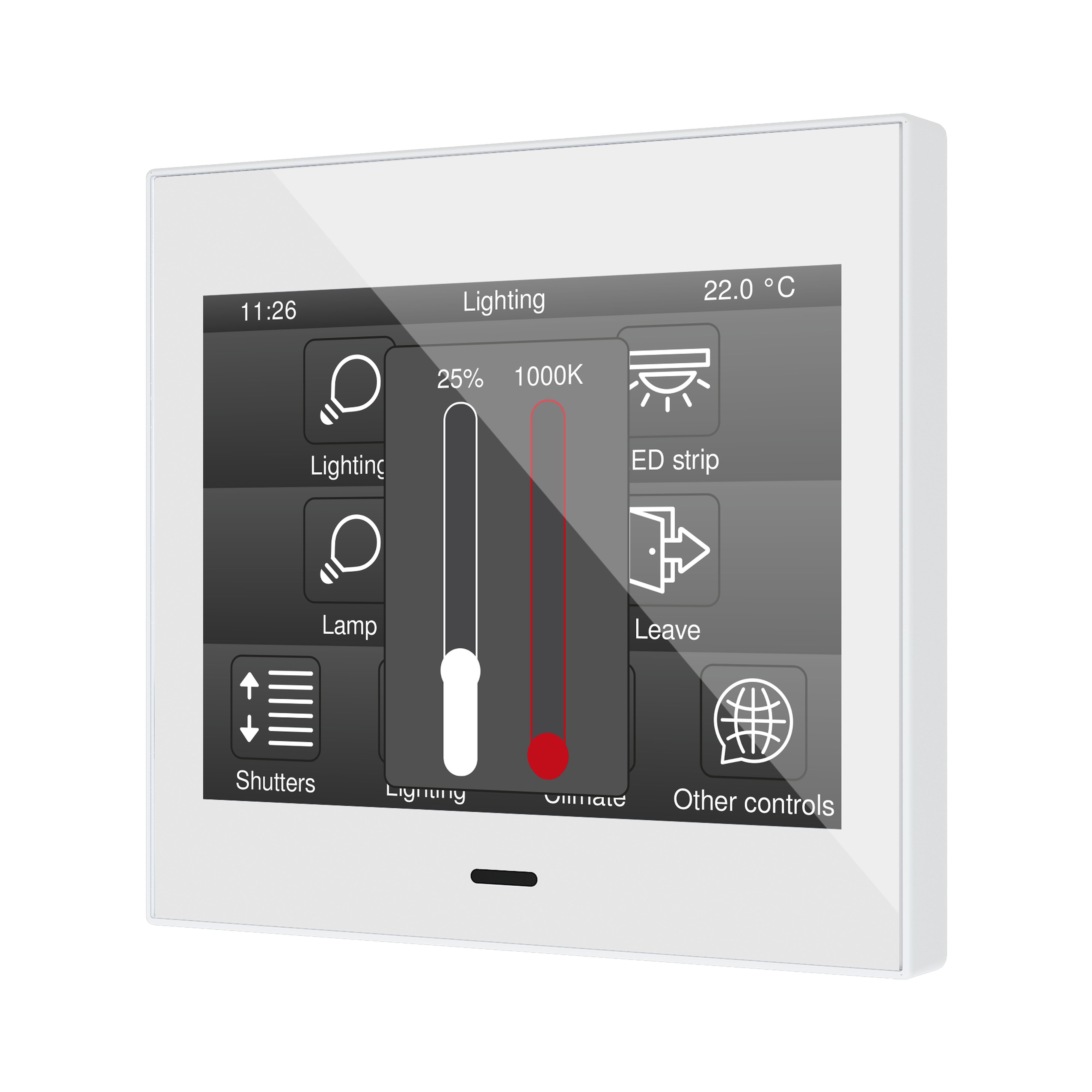 ZENNIO - Z35 v3. Écran tactile capacitif - Blanc