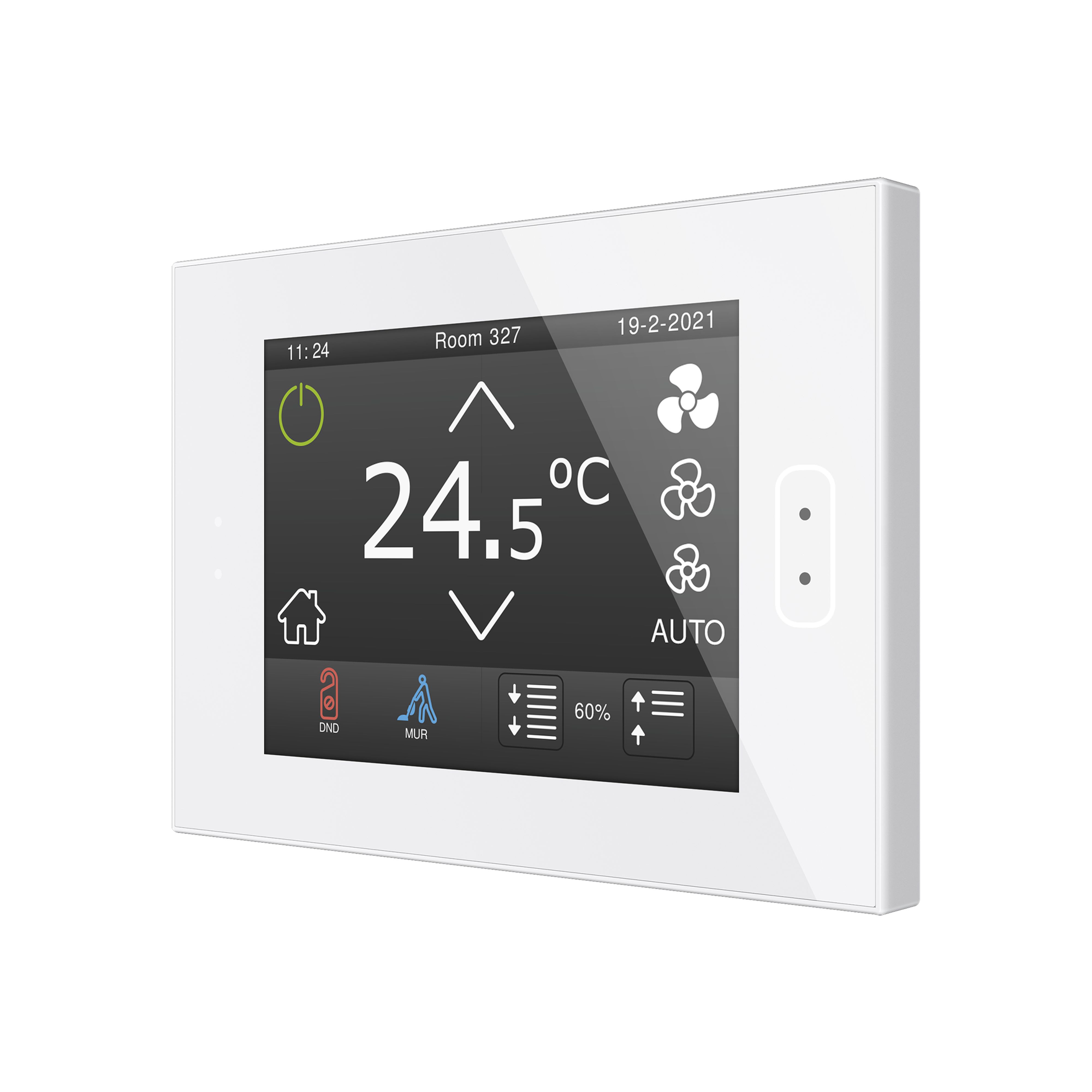 ZENNIO - Z40. Capacitive touch panel (4.1" display) - White