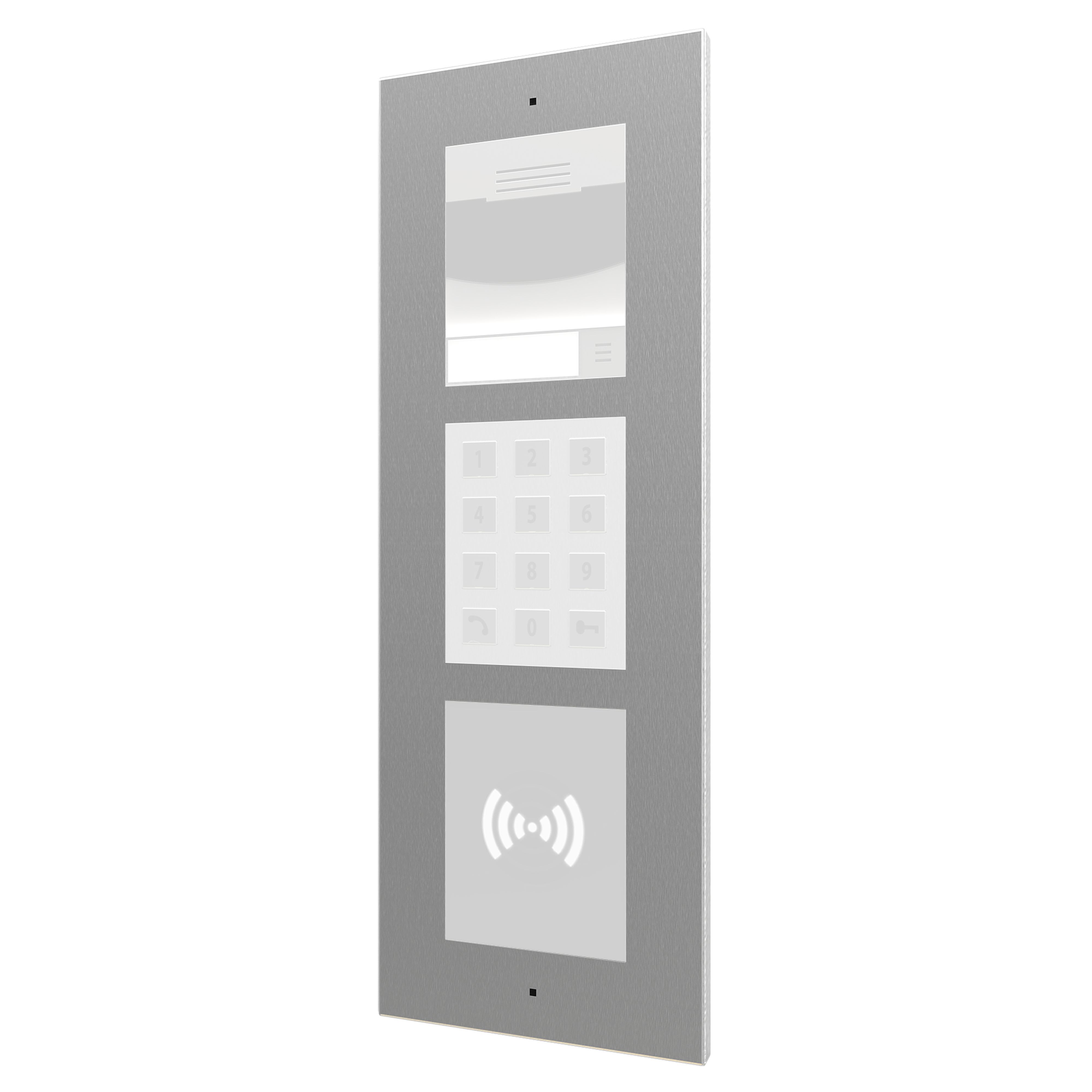 ZENNIO - GetFace IP - Flush installation - Frame - 3 modules (must be together with ZV...