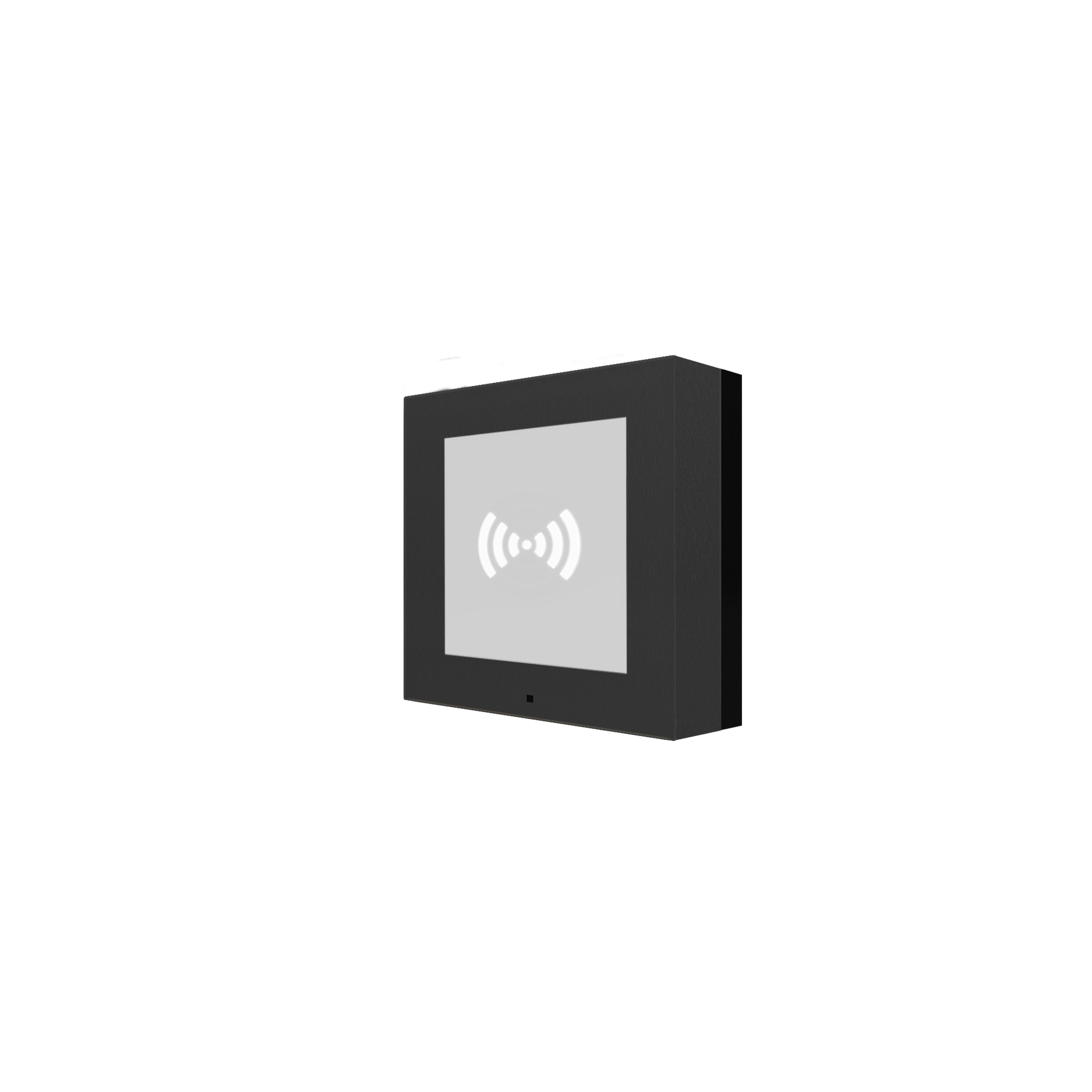 ZENNIO - GetFace IP - Surface installation - Frame - 1 module - Black (must be togethe...