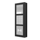 ZENNIO - GetFace IP - Surface installation - Frame - 3 modules - Black (must be toget...