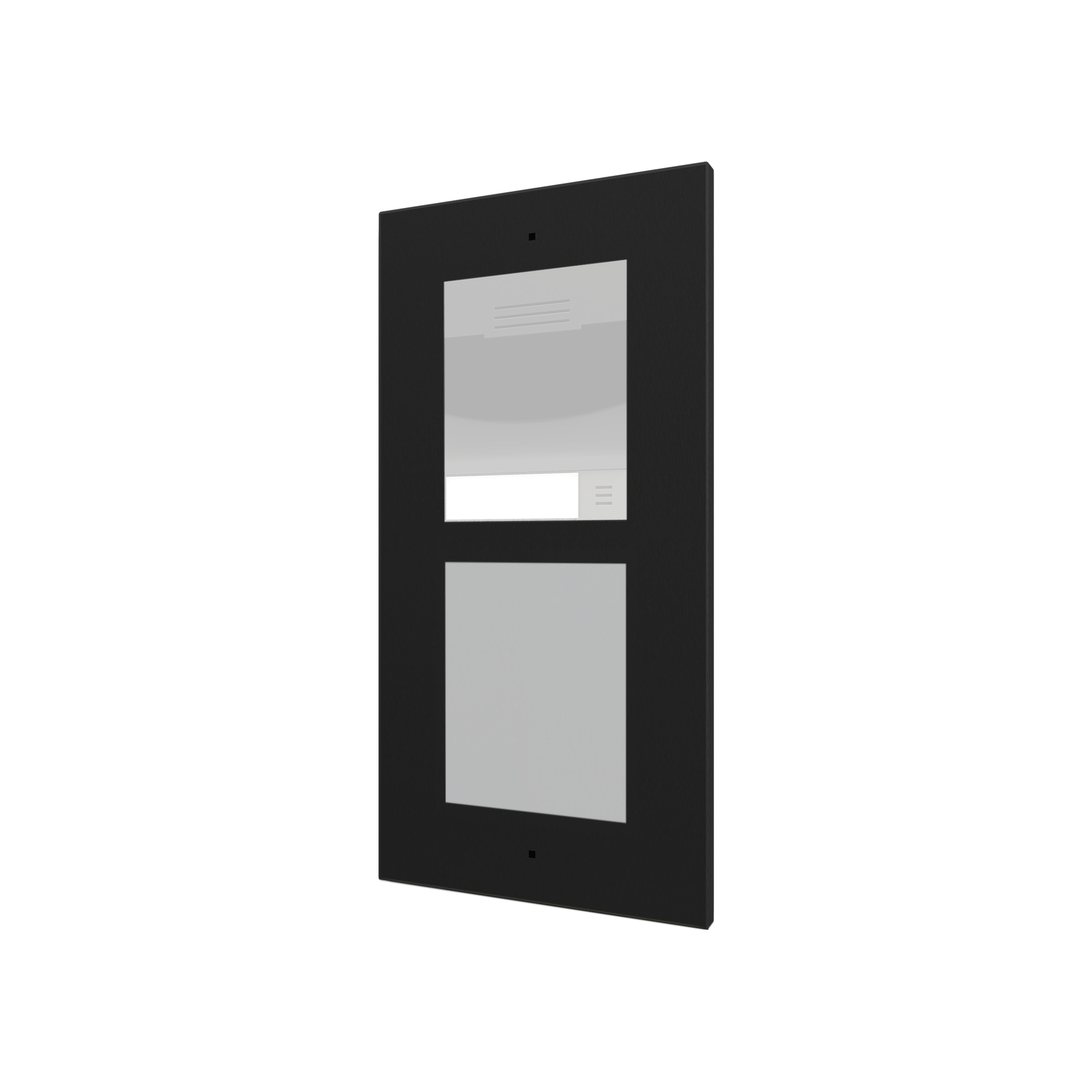ZENNIO - GetFace IP - Flush installation - Frame - 2 modules - Black  (must be togethe...