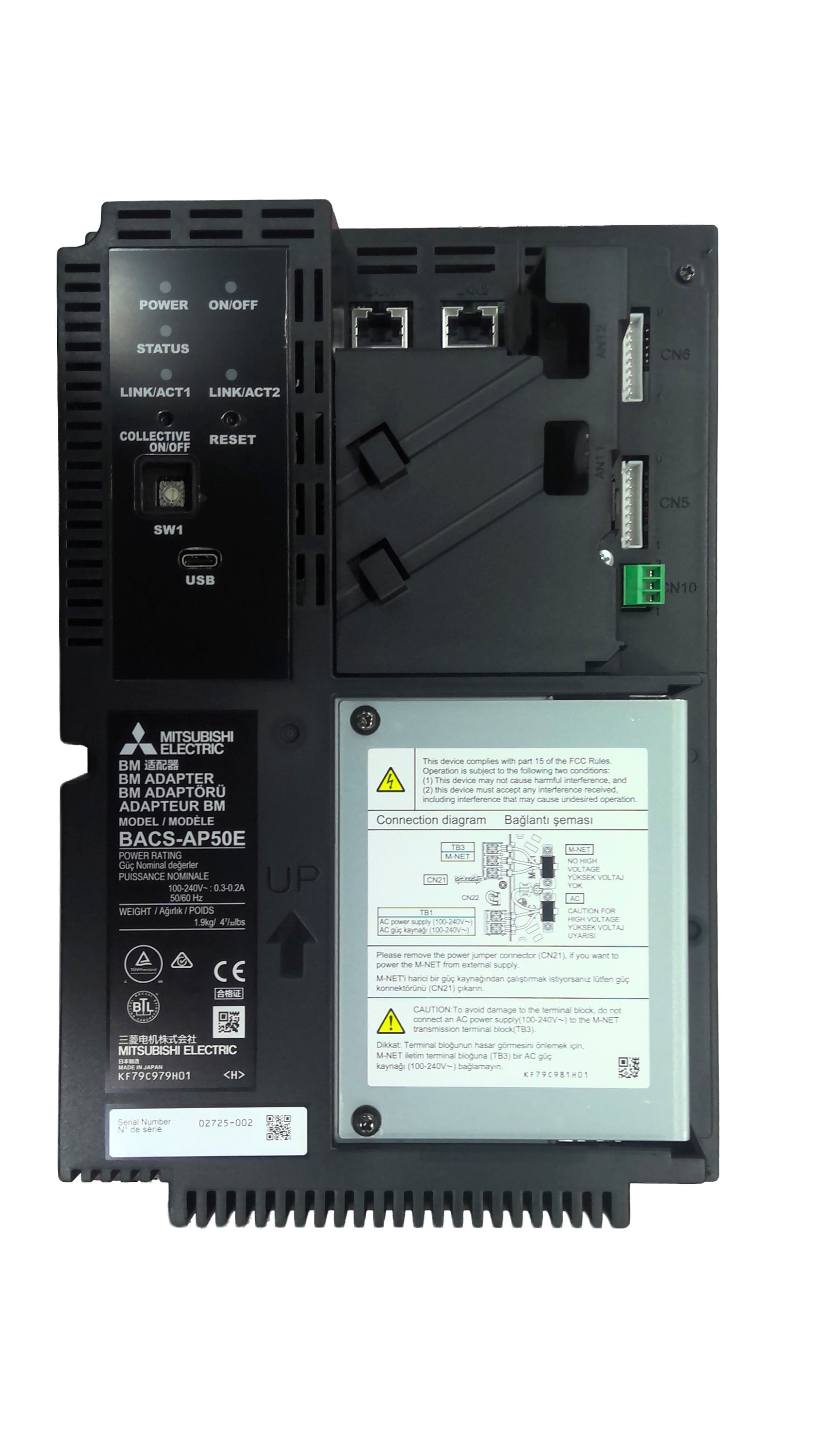 Mitsubishi Electric - Passerelle de communication BACS-AP50E