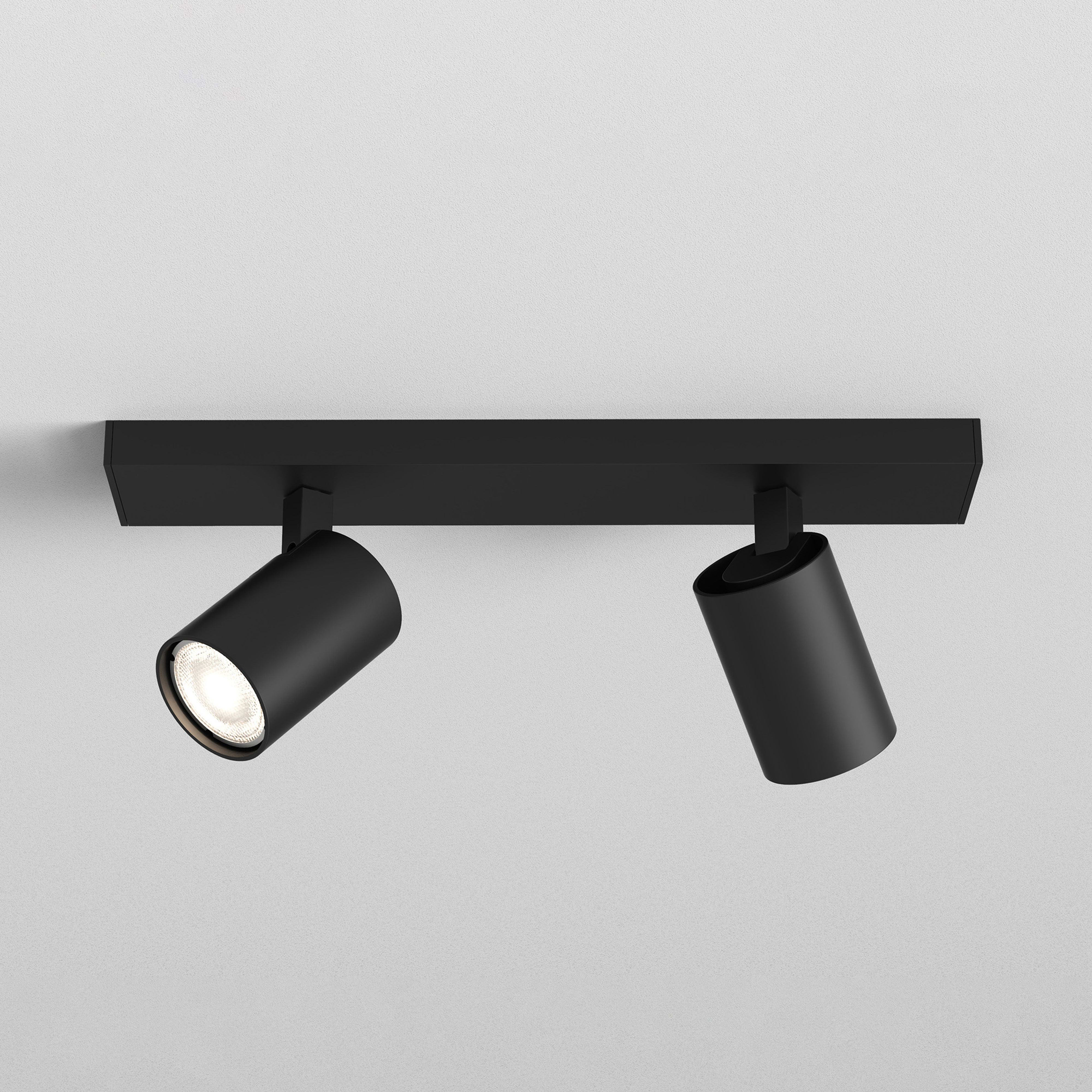 Astro - Spot Ascoli Twin Noir mat univers Intérieur IP20