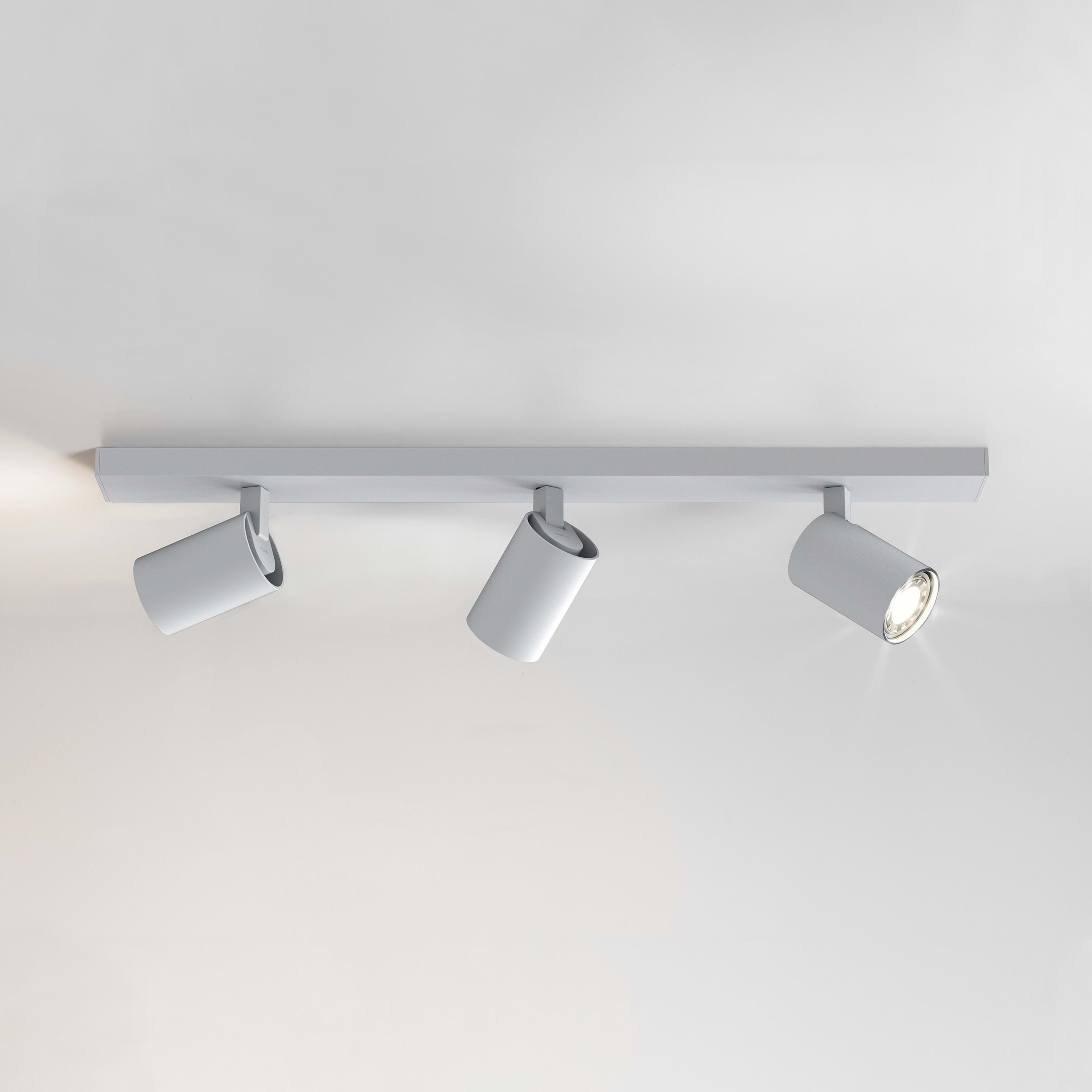 Astro - Spot Ascoli Triple Bar Blanc texturé univers Intérieur IP20