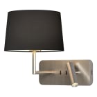 Astro - Liseuse Side by Side Grande USB Nickel mat univers Intérieur IP20