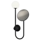 Astro - Miroir grossissant Orb Noir mat univers Salle de bain IP44