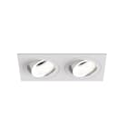 Astro - Spot Pinhole Square Twin Adjustable Blanc mat univers Intérieur IP20