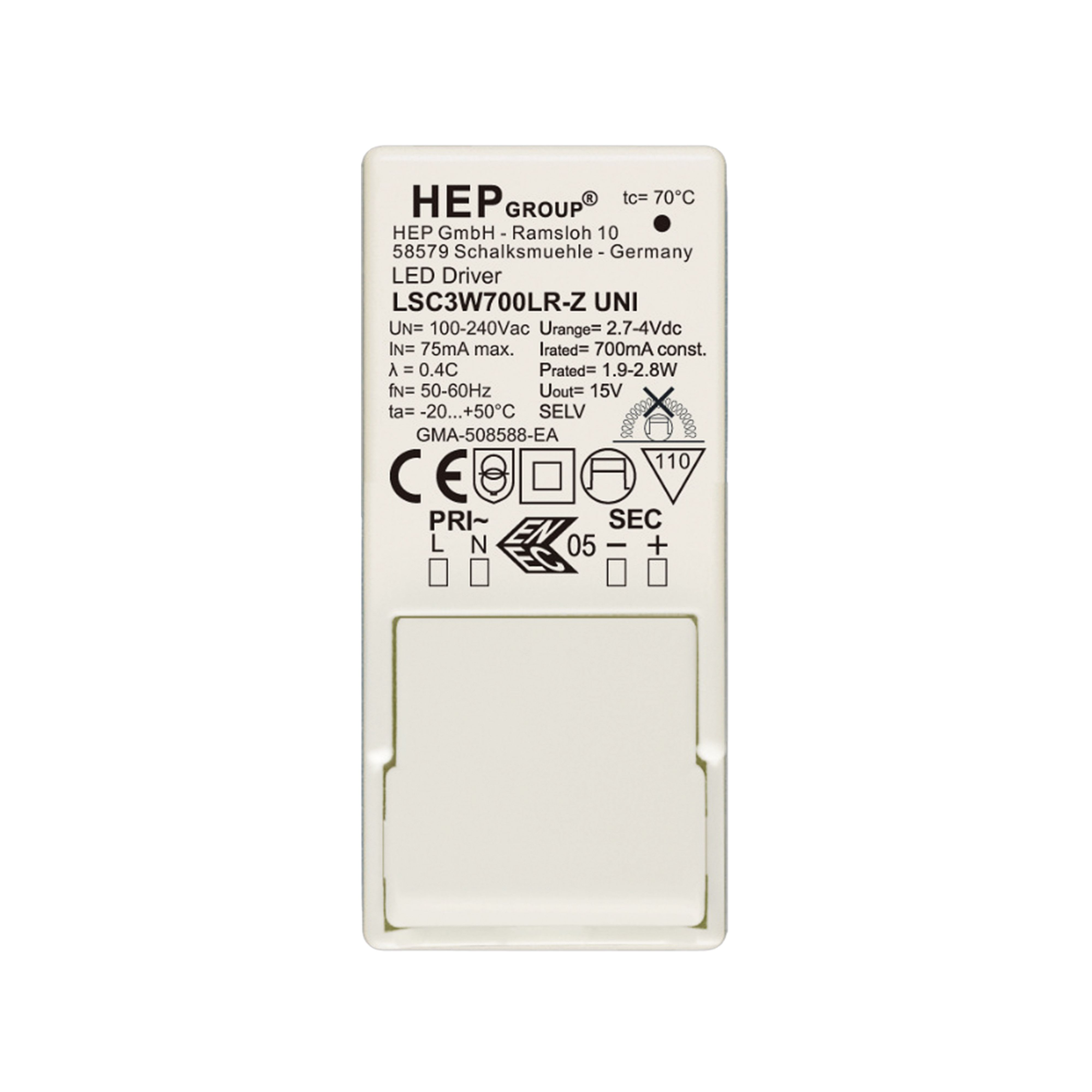 Astro - Driver LED Driver CC 350mA 1-3.5W 0 univers Accessoire IP20