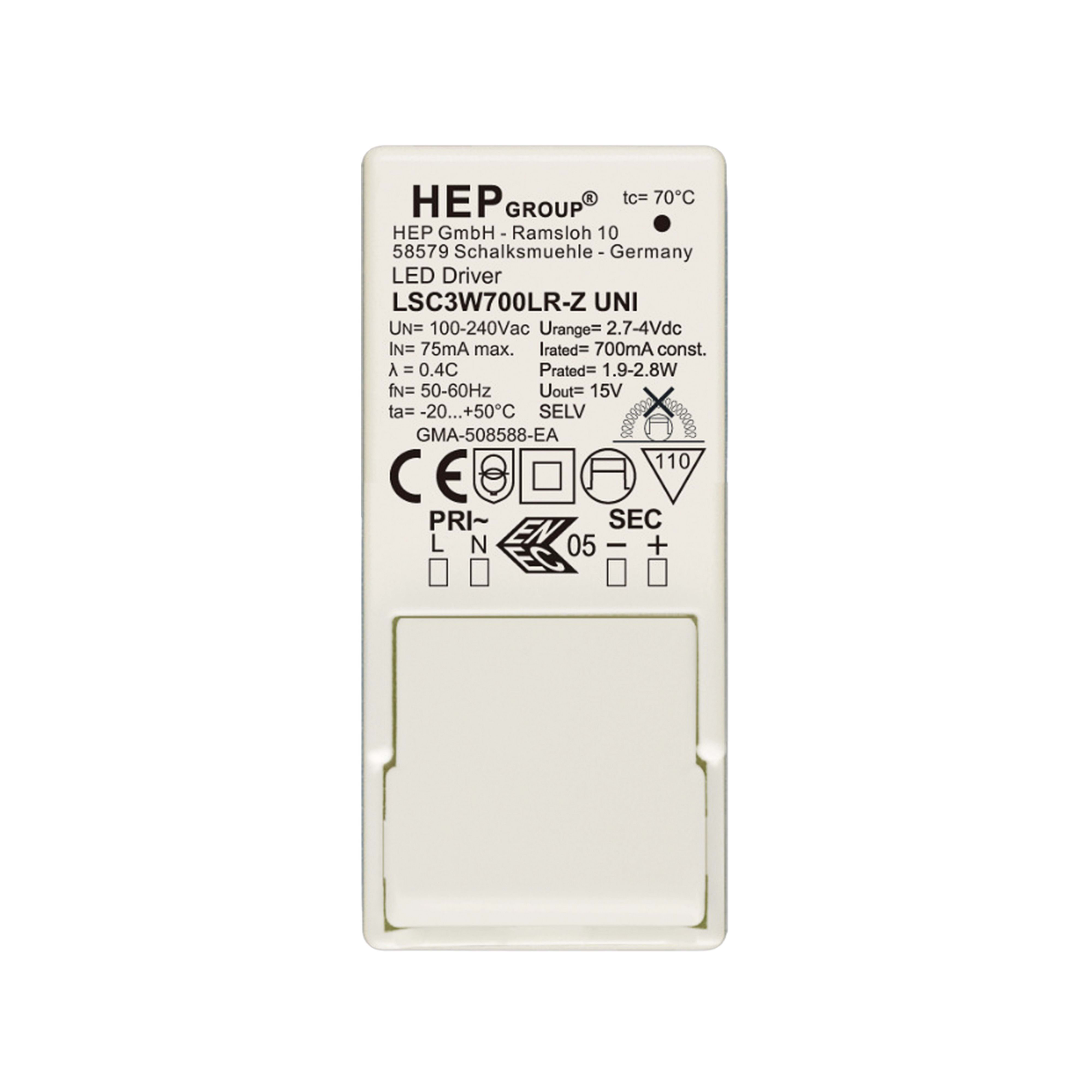 Astro - Driver LED Driver CC 350mA 1-3.5W 0 univers Accessoire IP20