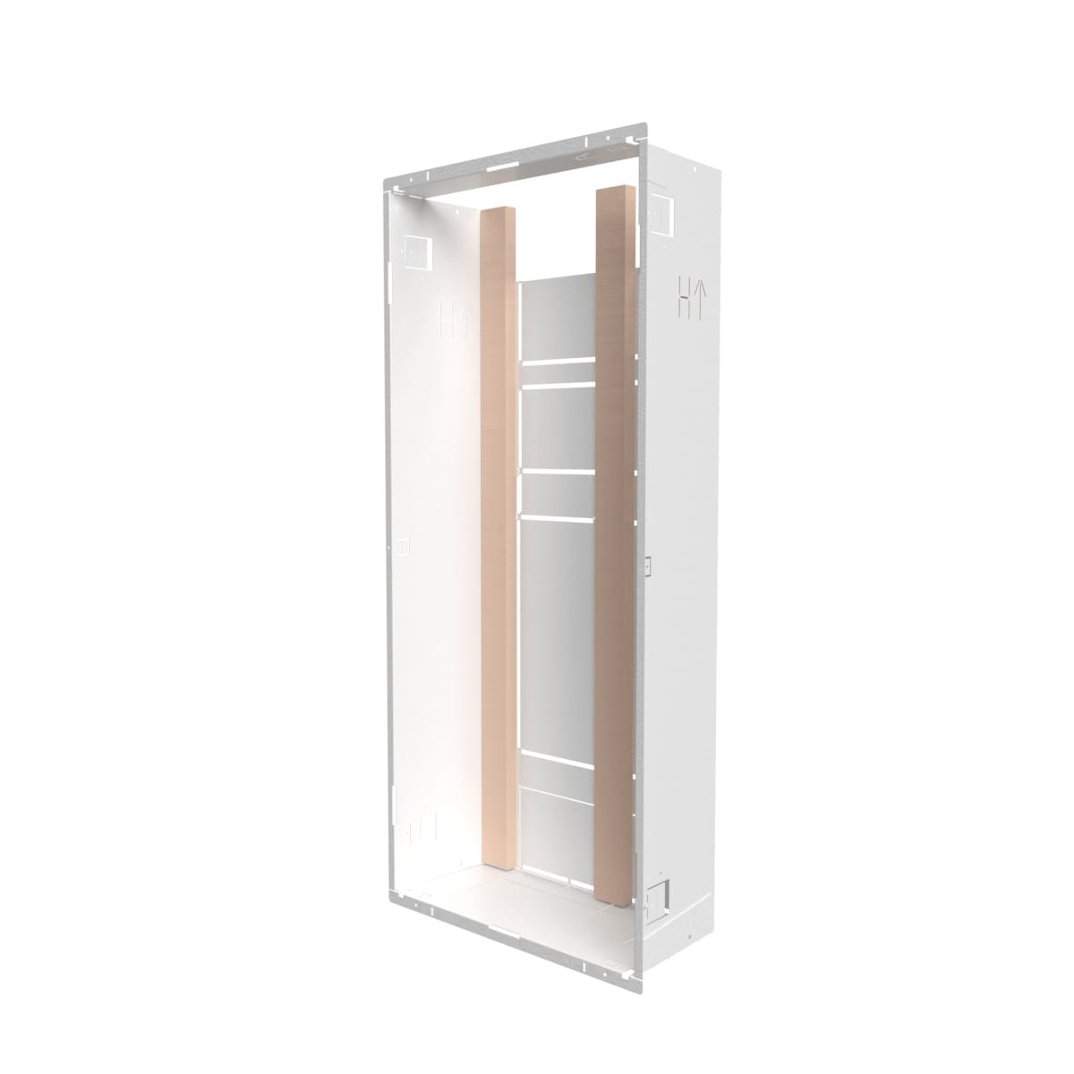 Atole - Bac tech 1 travee 18 modules PC+3R ou PC+2R+1R 160mm de profondeur BL