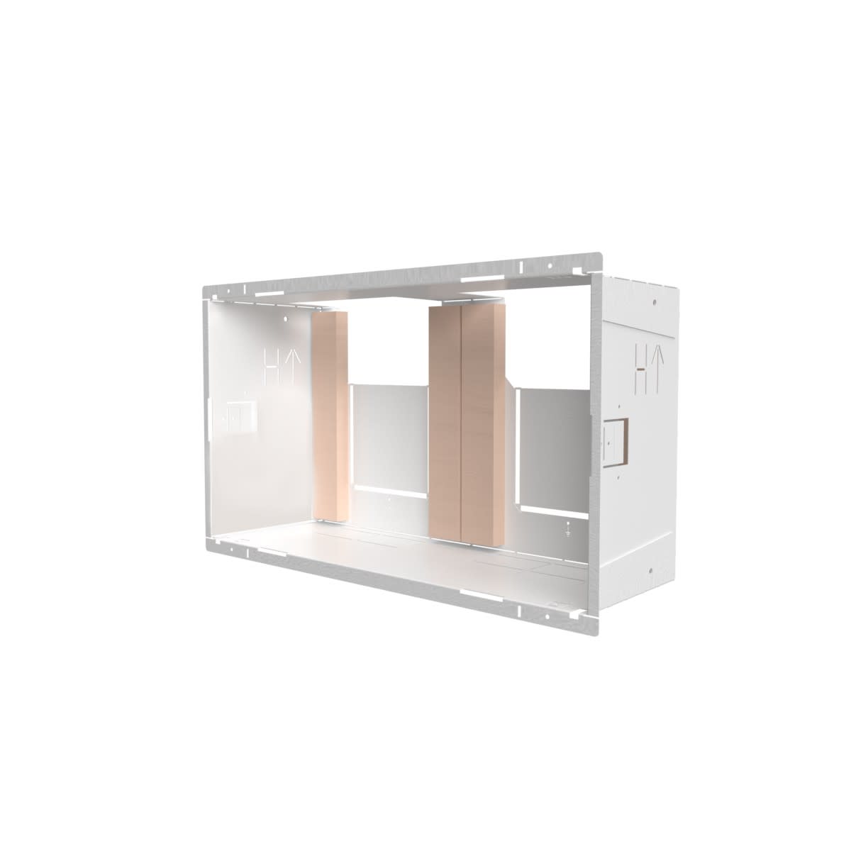 Atole - Bac tech 2 travees PC+1R 160mm de profondeur BL