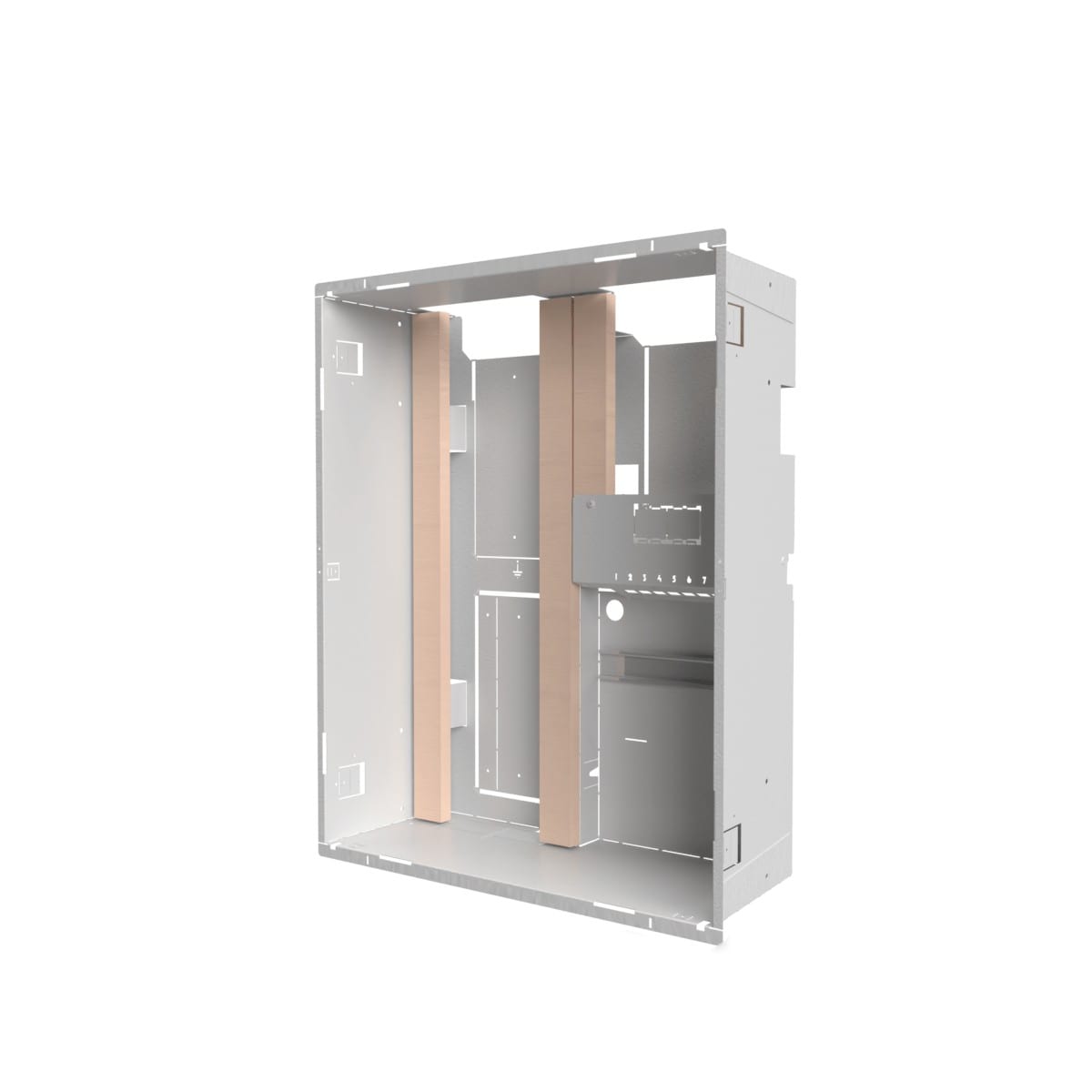 Atole - Bac 2 travees PC+4R+ VA avec TC integre 200 mm - Brut