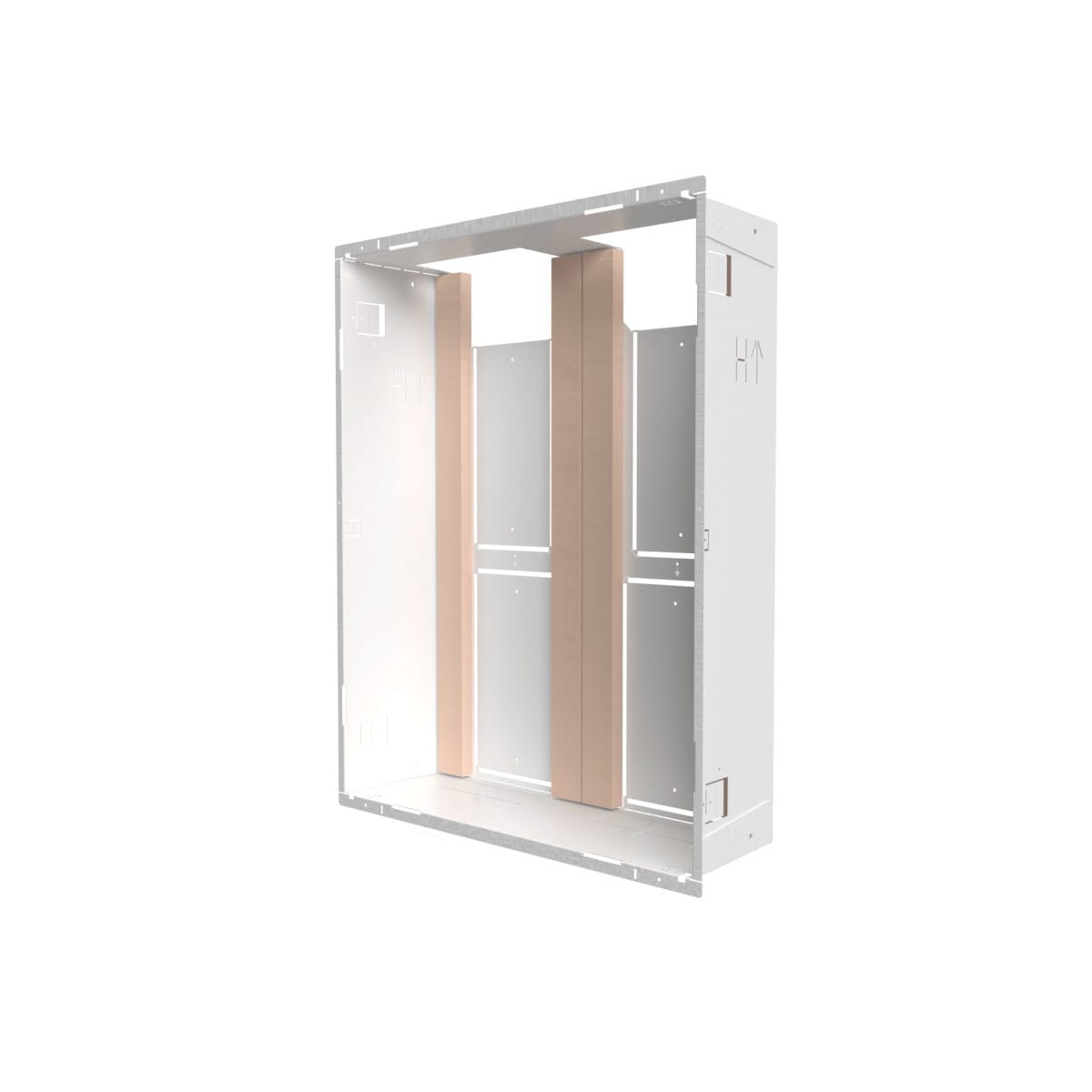 Atole - Lot de 4 Bacs tech 2 travees PC+4R+1R en 160mm de profondeur BL