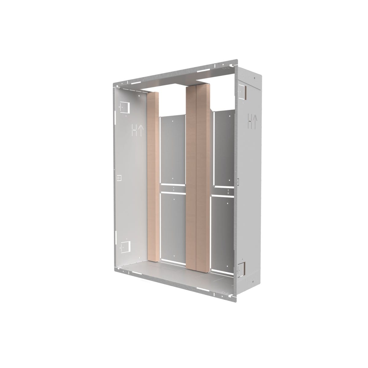 Atole - Lot de 4 Bacs tech 2 travees PC+4R+1R en 160mm de profondeur