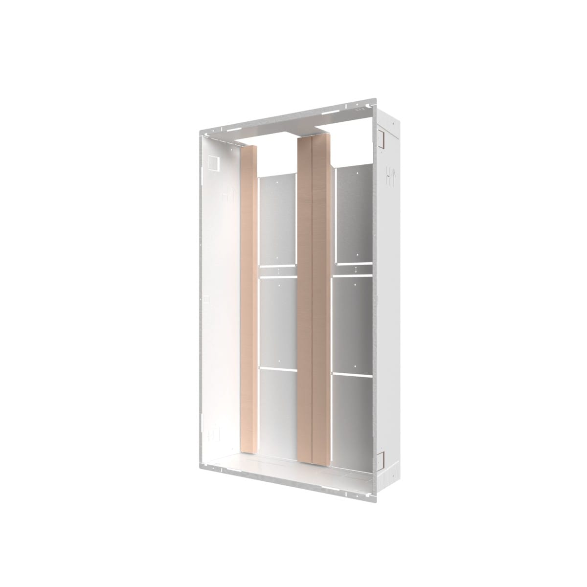 Atole - Bac tech 2 travees PC+8R+1R en 160mm de profondeur BL