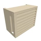 Atole - Habillage groupe T1 Ventelles Acoustique avec Capot Creme RAL 1015